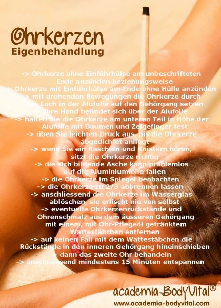 Ohrkerzentherapie Basiskurs