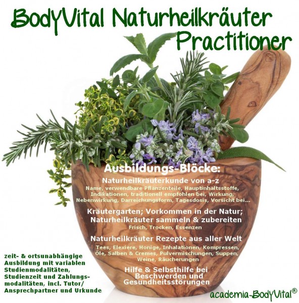 BodyVital® Naturheilkräuter Practitioner Ausbildung