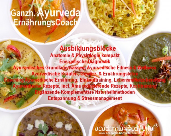 Ganzh. Ayurveda ErnährungsCoach Ausbildung